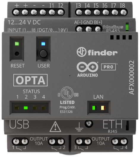 The Arduino Opta micro PLC
